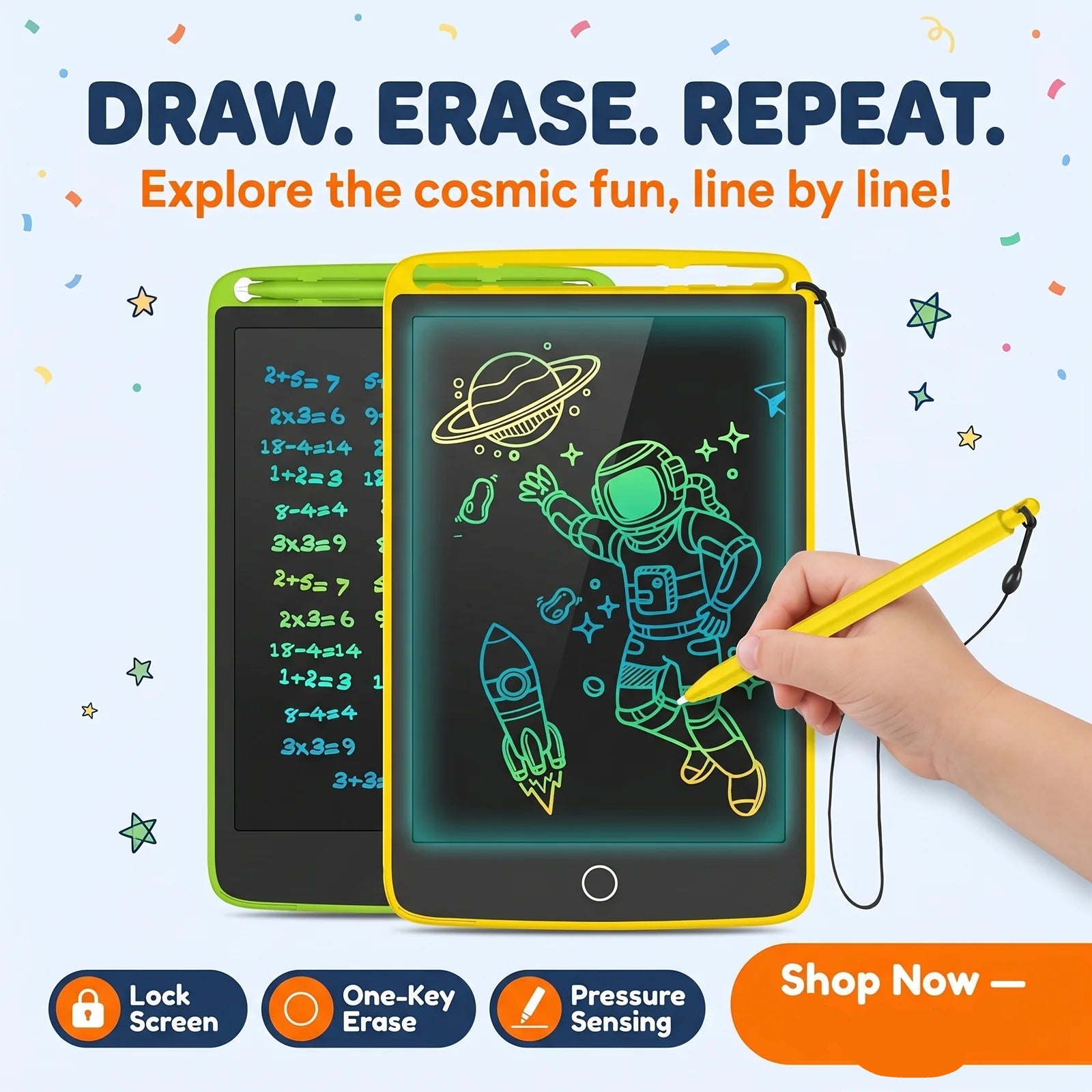 8.5 inch Colorful LCD Writing Tablet for Kids