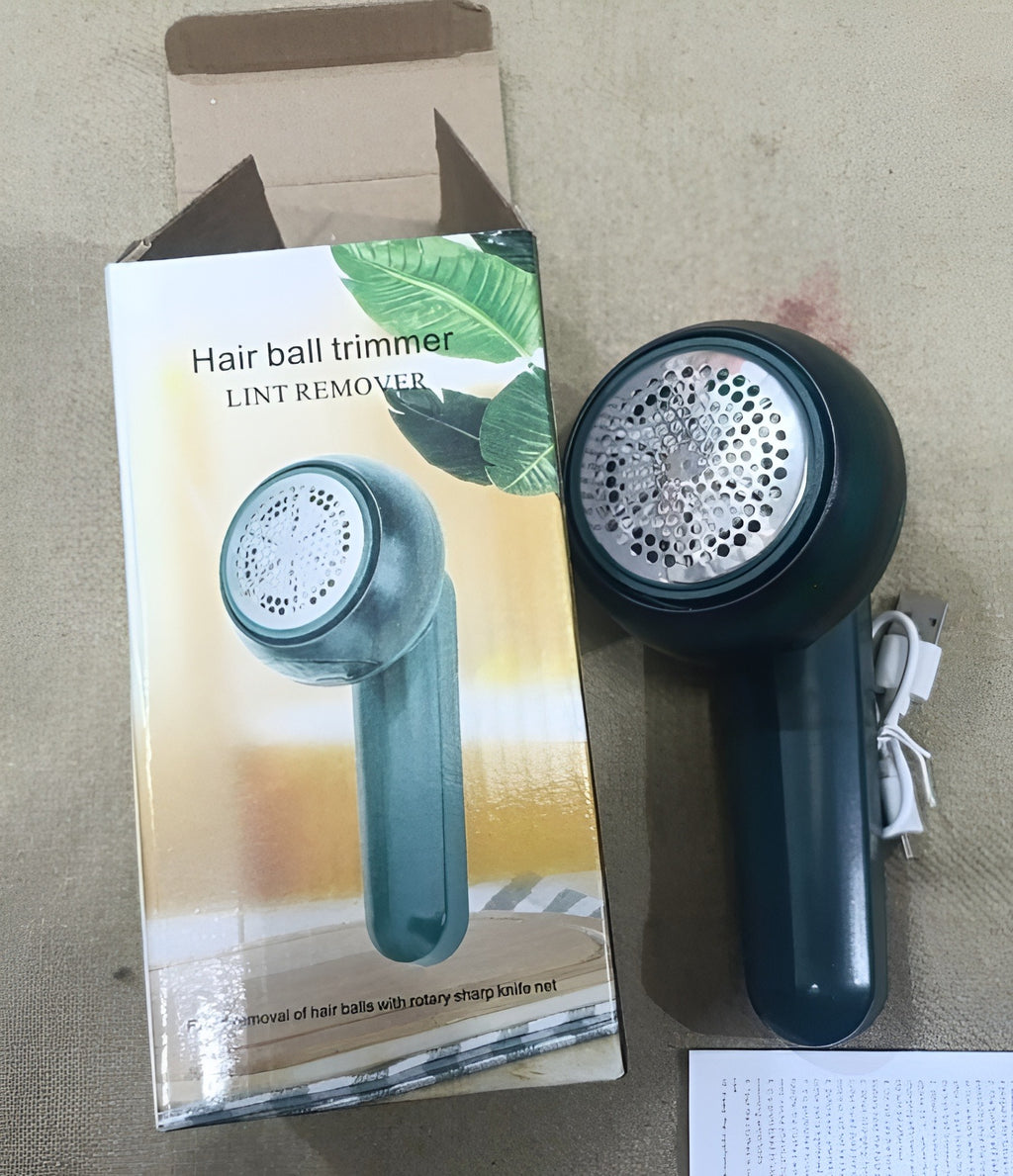 Electric Lint Remover for Clothing | Anti-Pilling Razor & Hair Ball Trimmer – Rechargeable Plush Sweater & Coat Fabric Shaver