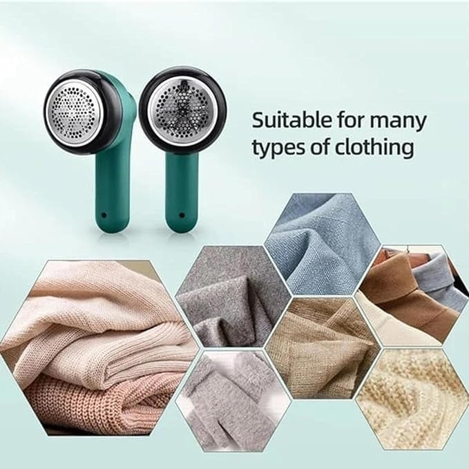 Electric Lint Remover for Clothing | Anti-Pilling Razor & Hair Ball Trimmer – Rechargeable Plush Sweater & Coat Fabric Shaver