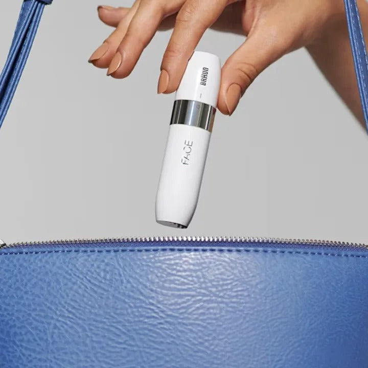 Braun Face Mini Hair Remover with Smartlight – Electric Facial Hair Remover for Women