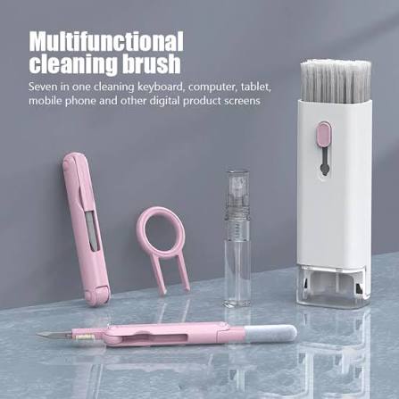 7-in-1 Keyboard Cleaning Kit – Multi-Function Cleaning Tool for Keyboard, Earbuds, Laptop & Electronics