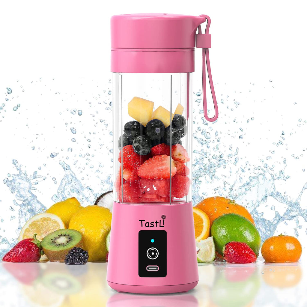 Portable Blender - Rechargeable Personal Smoothie Maker Electric USB Juicer Cup Compact Lightweight Travel Bottles For Shakes And Smoothies