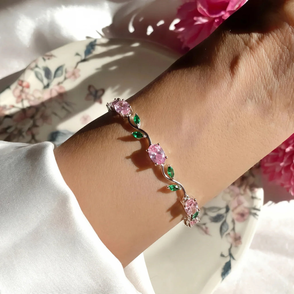 💖 Sparkling Crystal Charm Bracelet