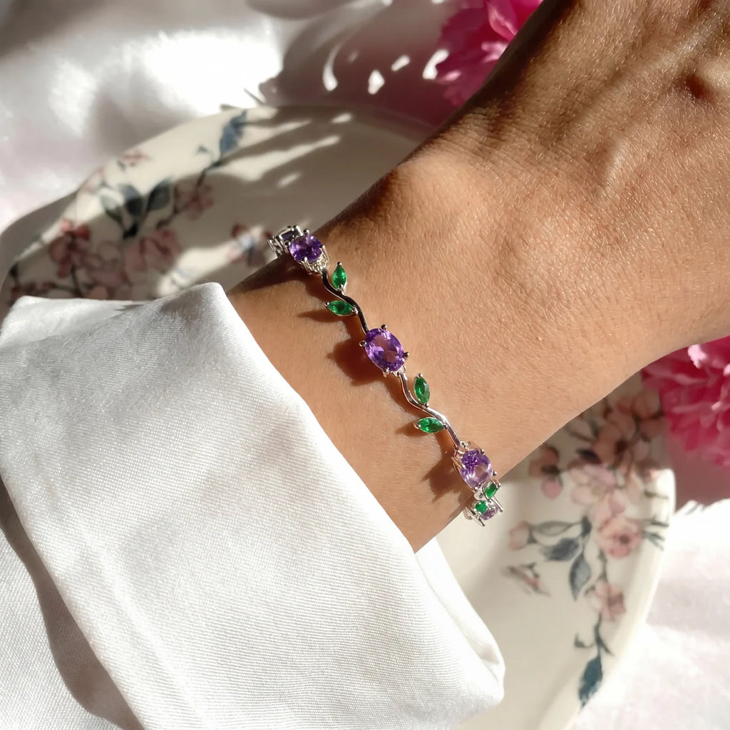 💖 Sparkling Crystal Charm Bracelet