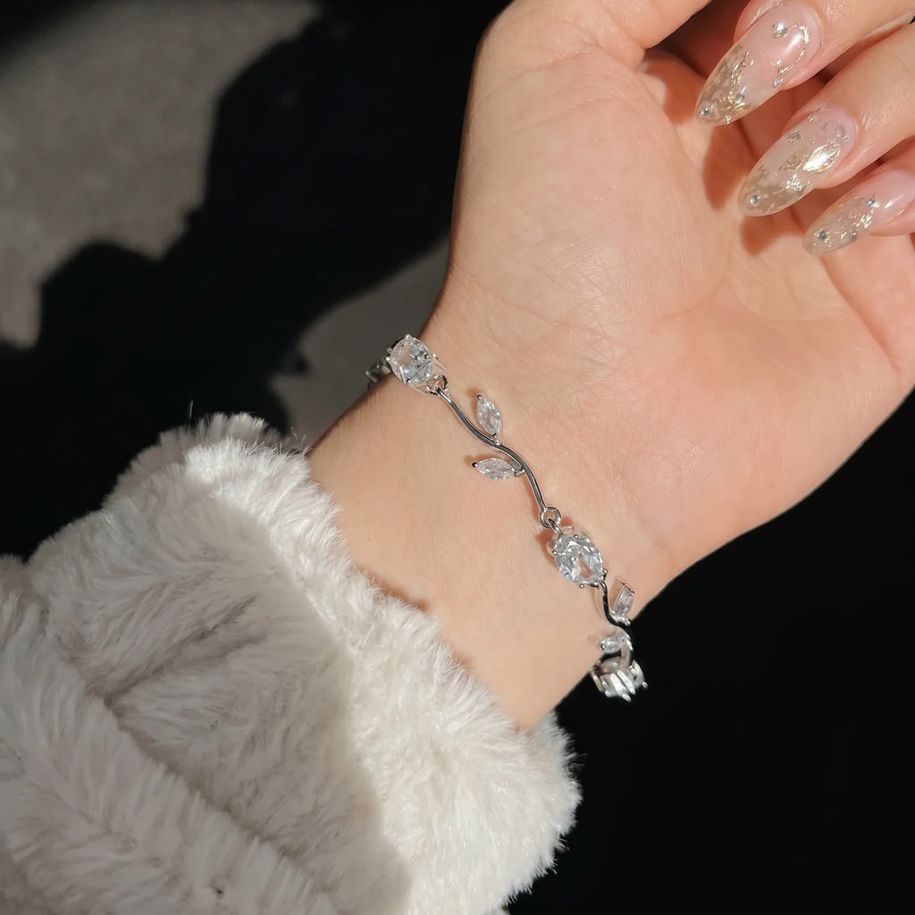 💖 Sparkling Crystal Charm Bracelet