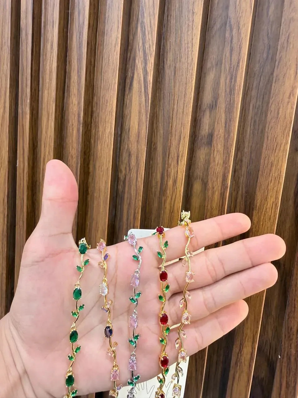 💖 Sparkling Crystal Charm Bracelet