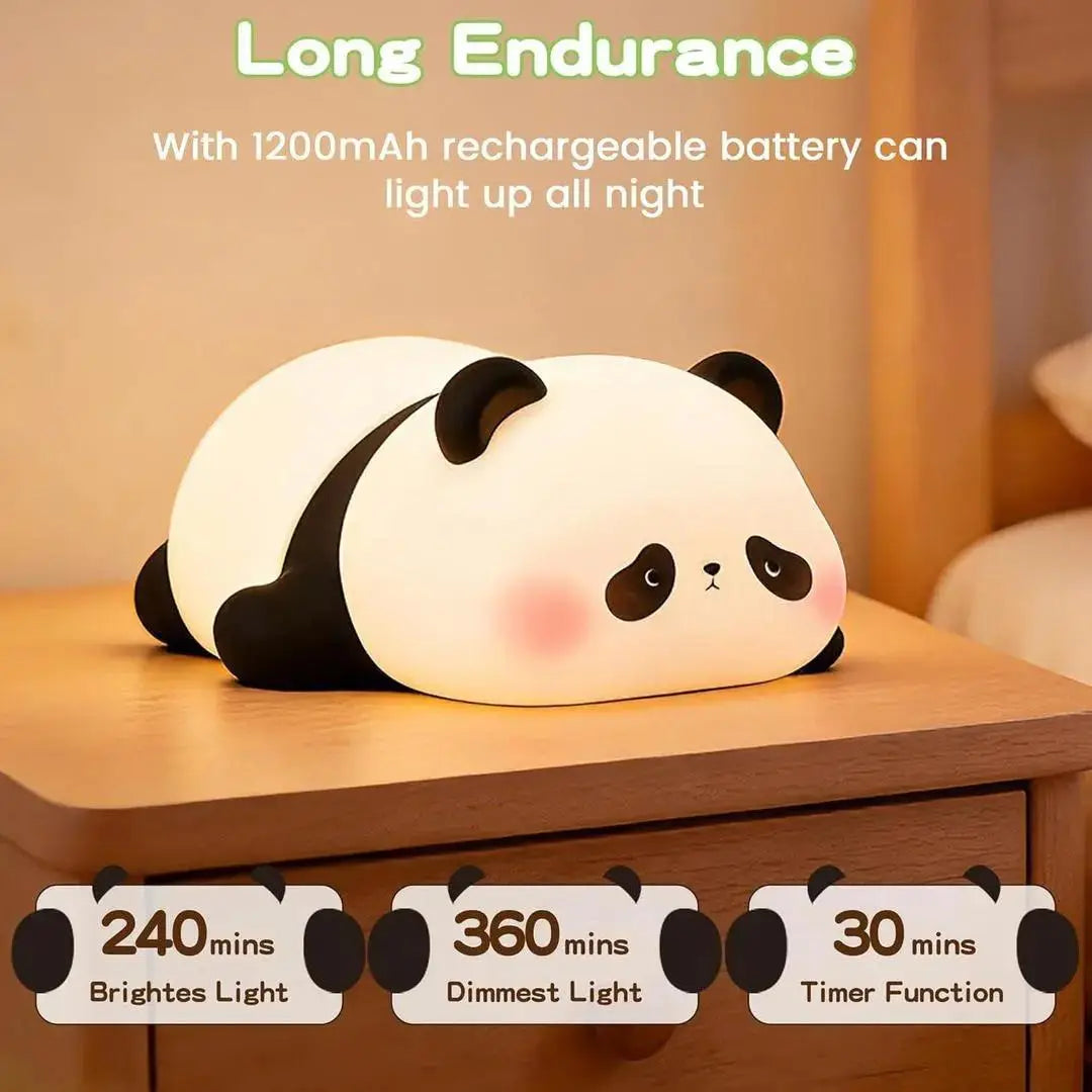 Lazy Panda Silicone Night Lamp