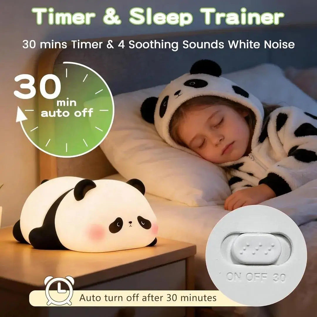 Lazy Panda Silicone Night Lamp