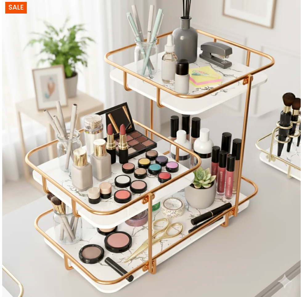 3-Tier Makeup and Perfume Organizer