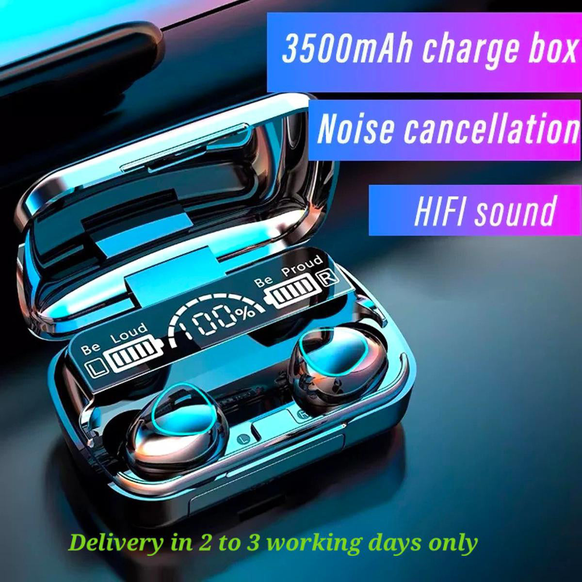 M10 Wireless Earbuds with BT 5.1 Charging Case
