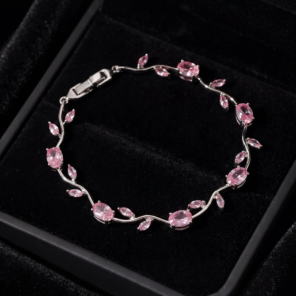 💖 Sparkling Crystal Charm Bracelet